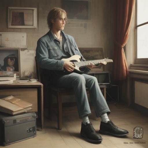 rock album, cover art