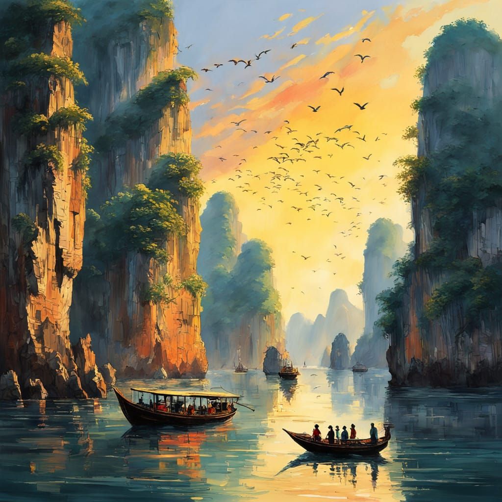Hạ Long Bay - J. M. W. Turner  by @undefined