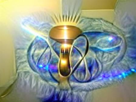 Infinity soul generator of spiritual light from a centre bea...