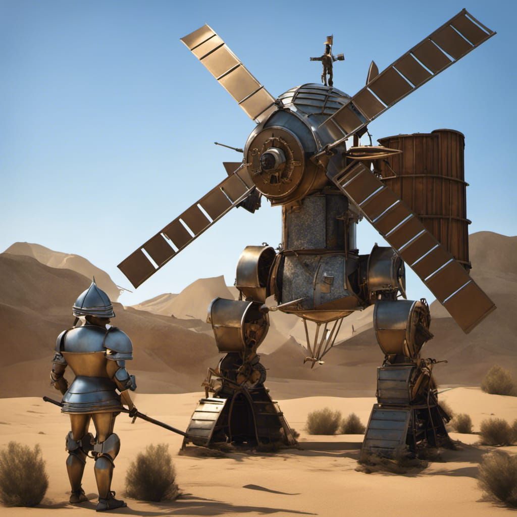 Don Quixote and the Robot Windmill