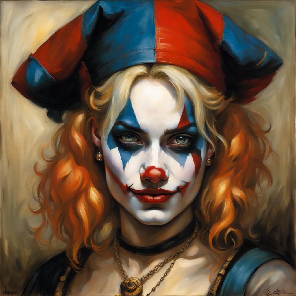 Harley Quinn : sultry - AI Generated Artwork - NightCafe Creator