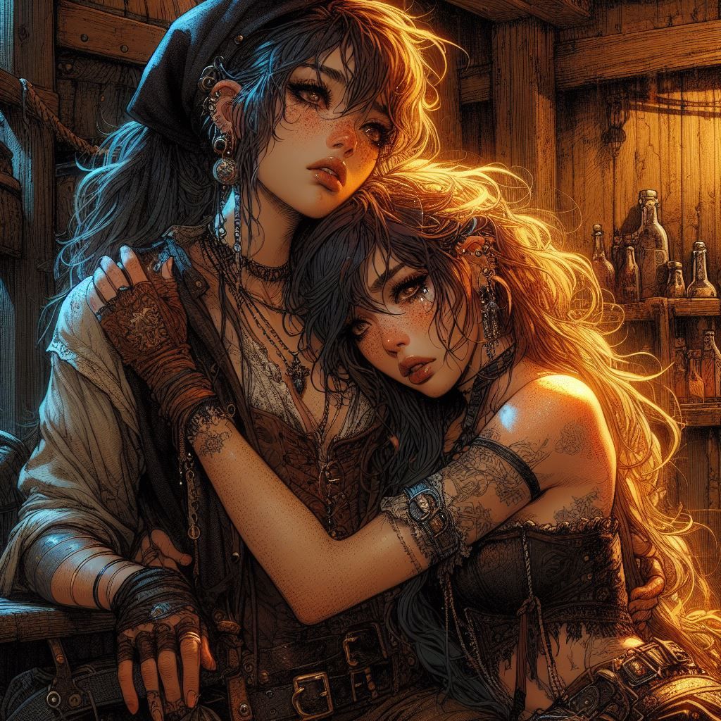 Consoling Bandit Sisters