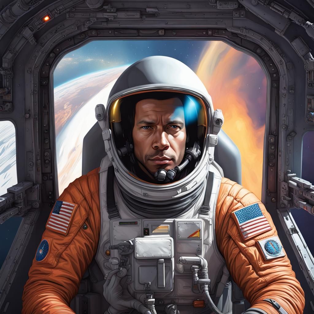 Space shuttle door gunner