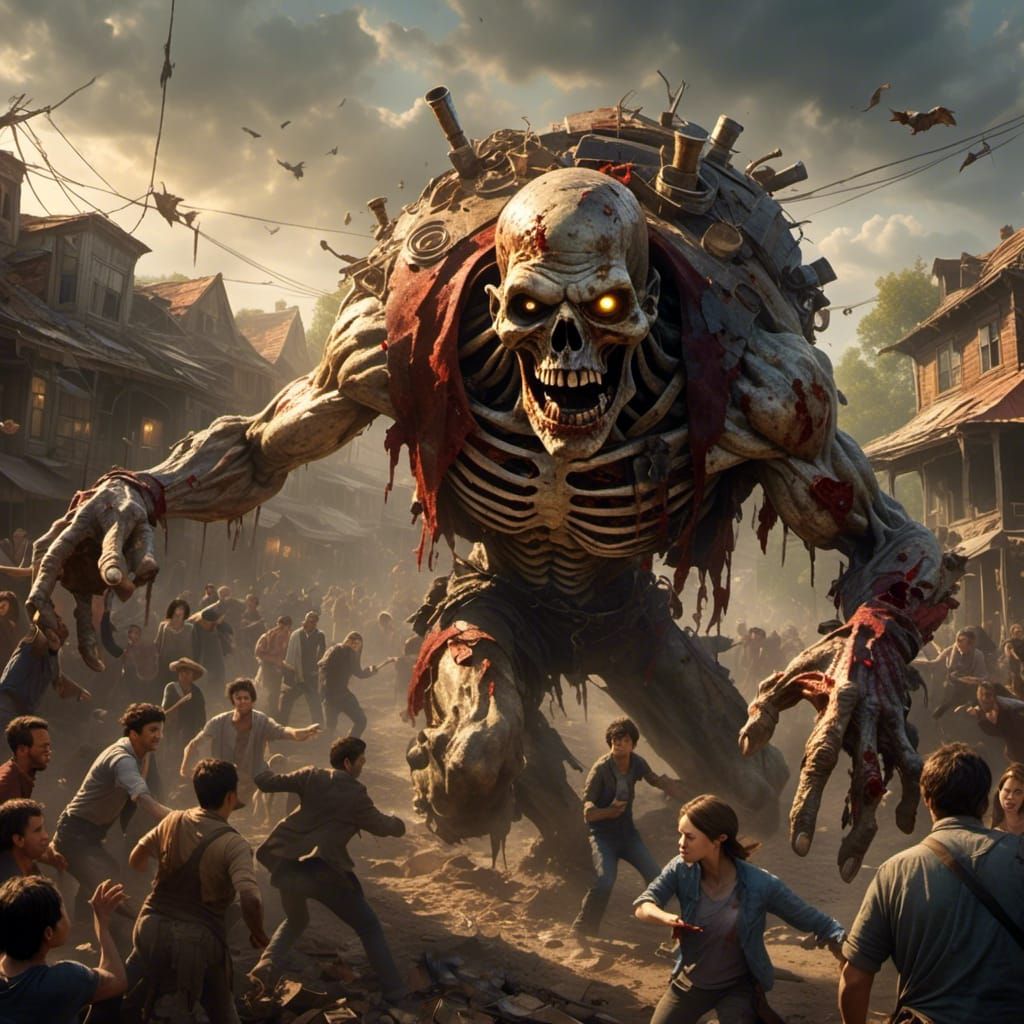  <lora:Surreal Realism:1.0> Stayin' alive, zombie edition