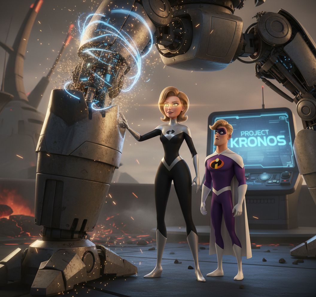 A Beautiful woman with the superhero superpower to destroy O...