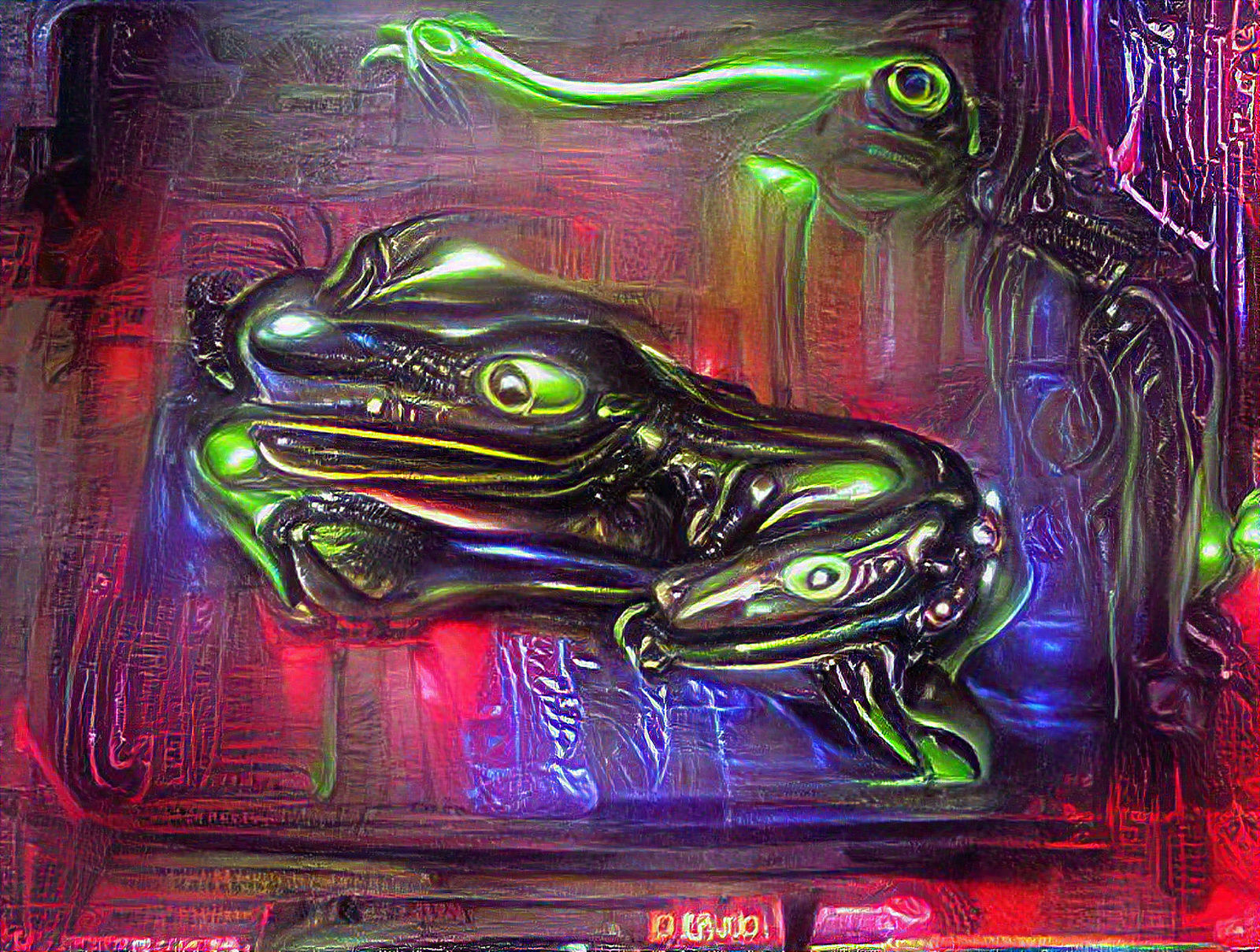 Neon Jackson’s Chameleon Hieroglyph