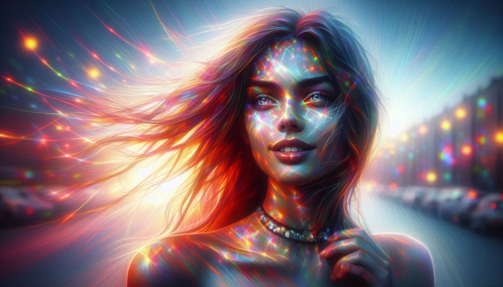 Blazing Grace 🌸🙏 Overlay Refracted Light Prism