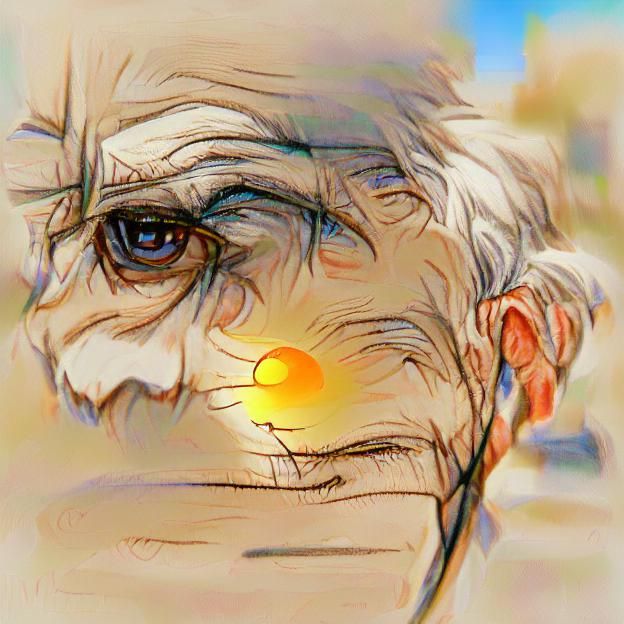 A man walked down a road. He was very old, but he had been walking for many years now, so his age did not matter much an...
