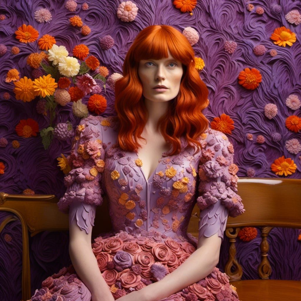 Florence Welch made using “Buttercream” community model 