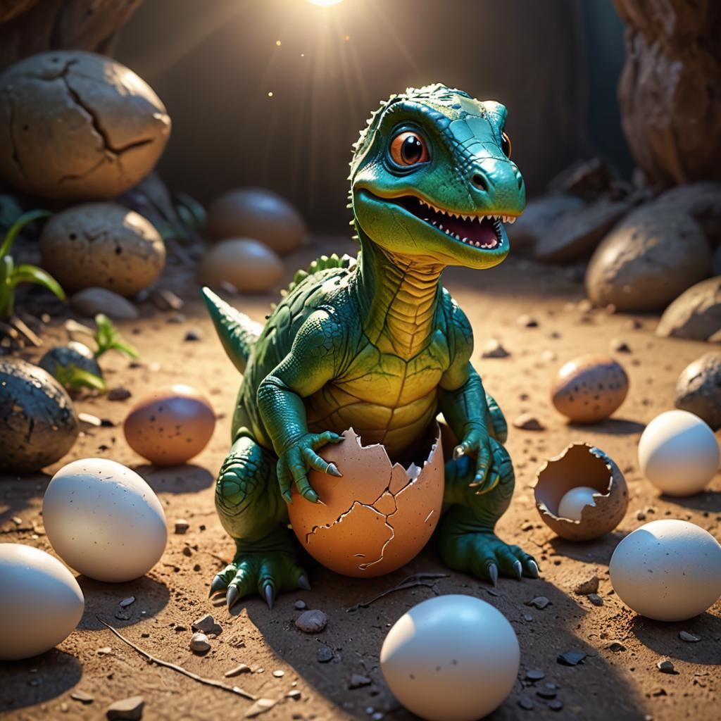 The Lil' Hatchling  by @Apok