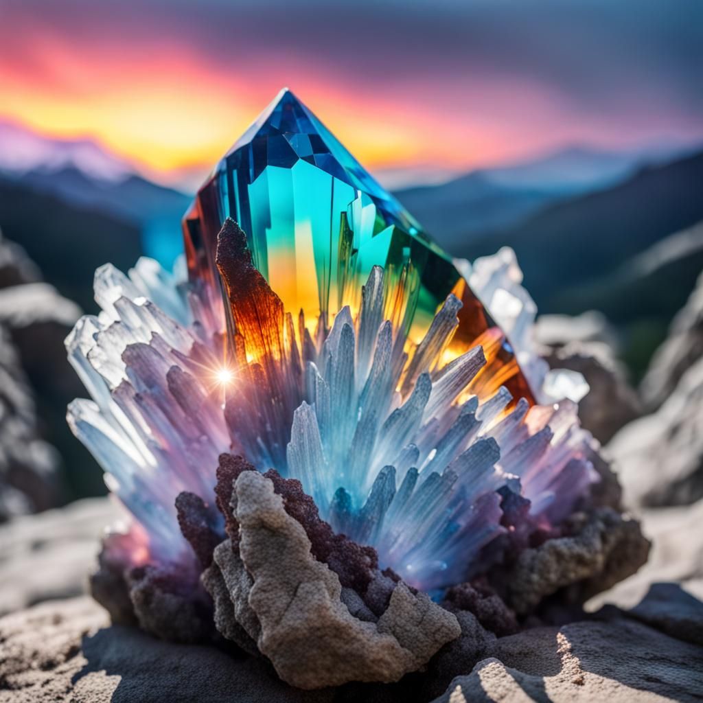 Colorful crystal 