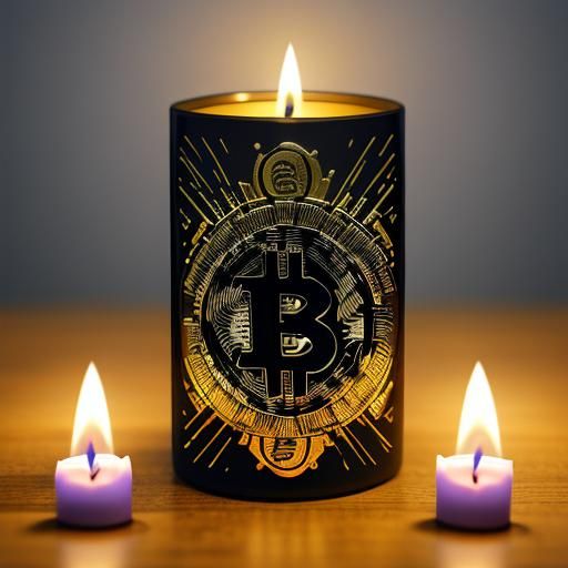 Day of the Dead Bitcoin God Candle