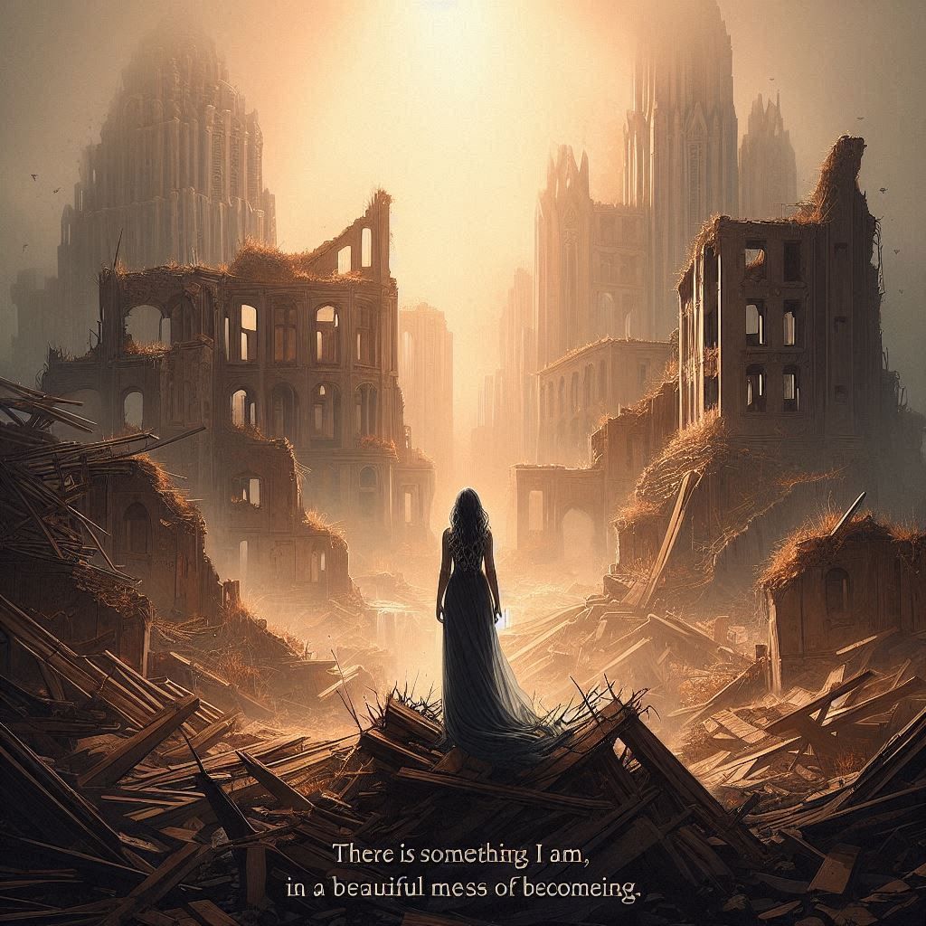 There is something sacred about standing in the ruins of your former life and deciding to build something new. So here I...