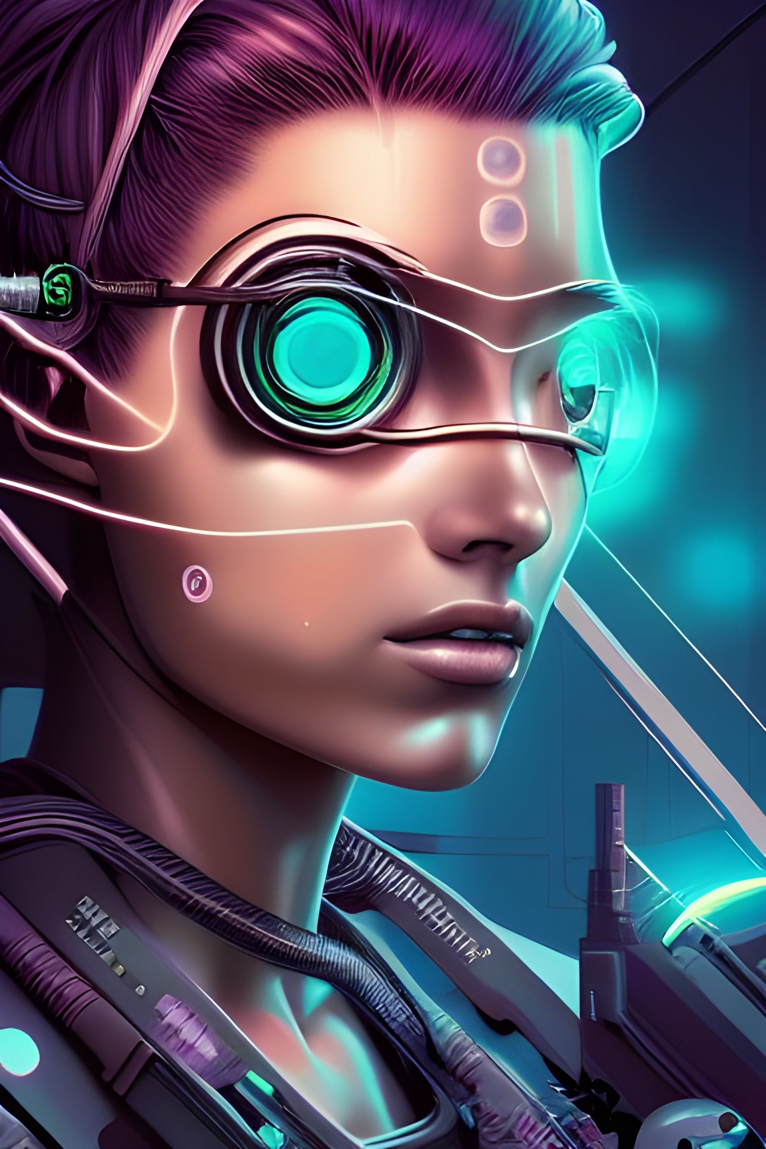 Cyborg girl #1