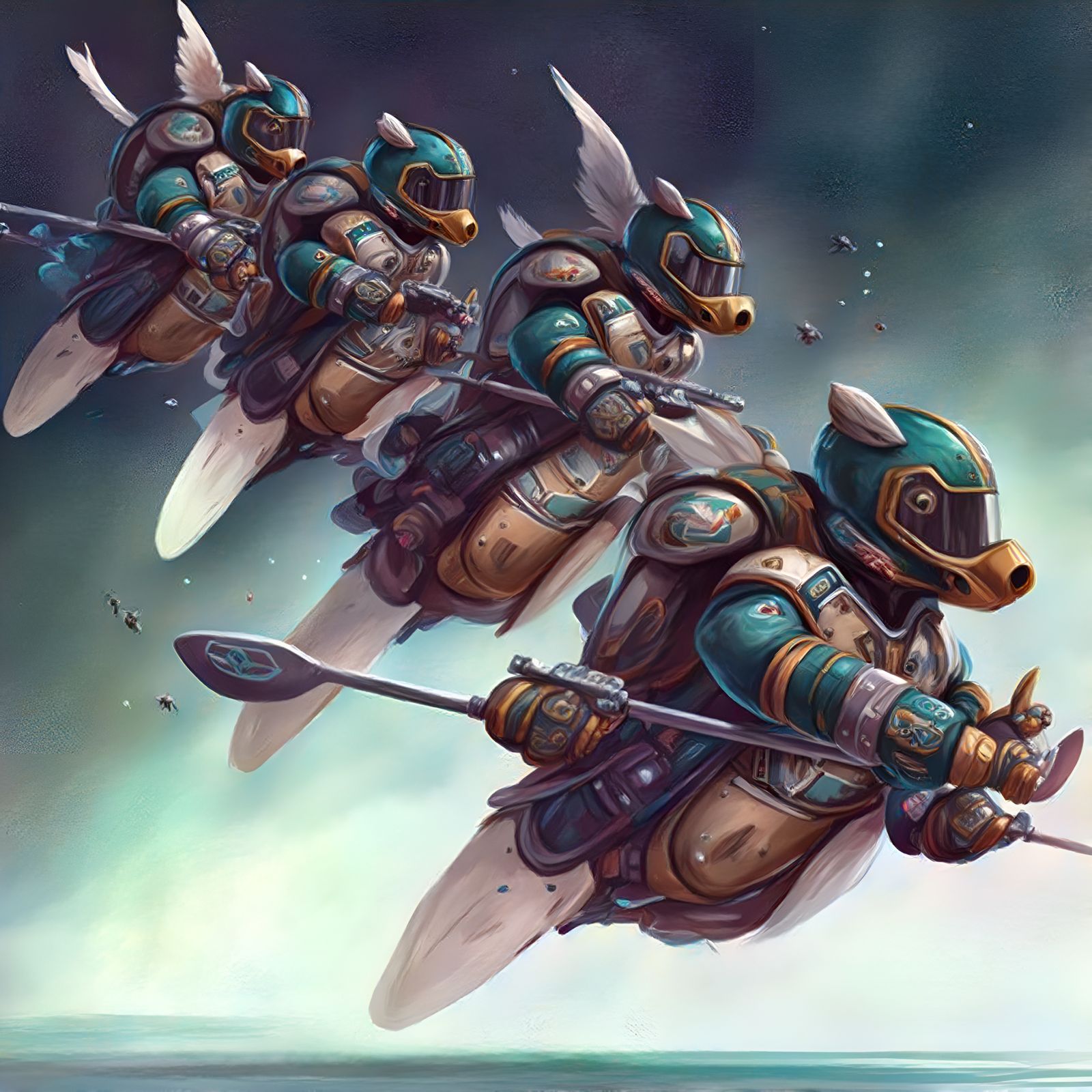 Return of the Mighty Ducks Flying V