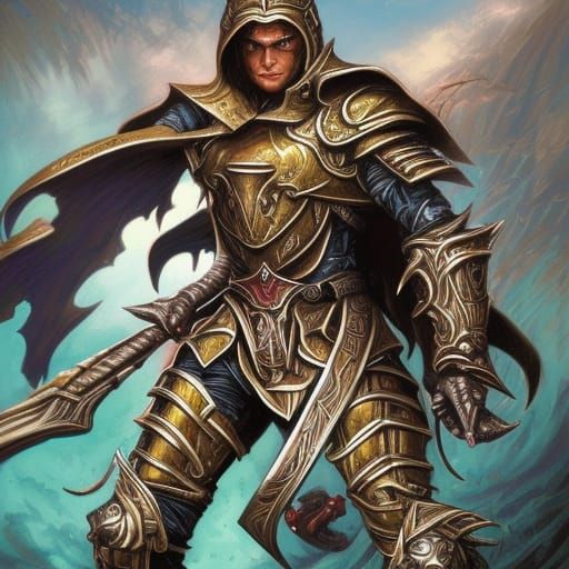 elf  in battle armor