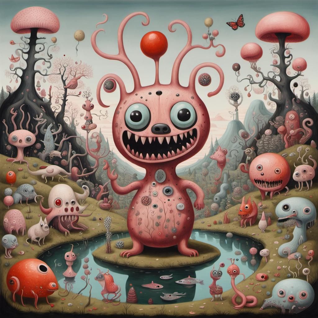 Cotton Candy Nightmare  by @spazcatz