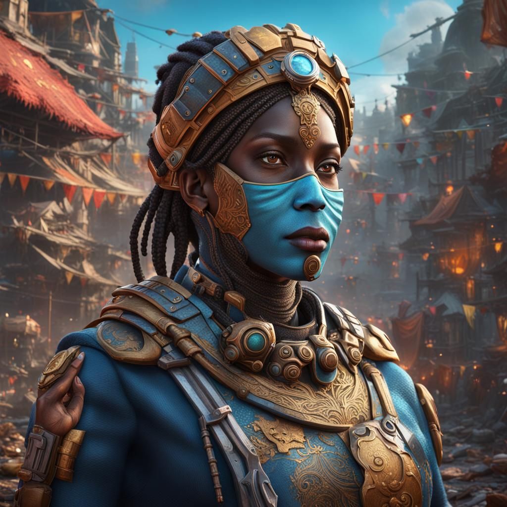 Imagine an AI character of a courageous activist who tireles...