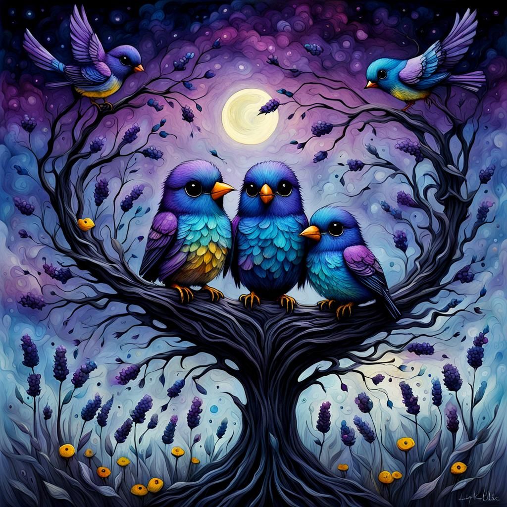 Baby Chibi Birds ...