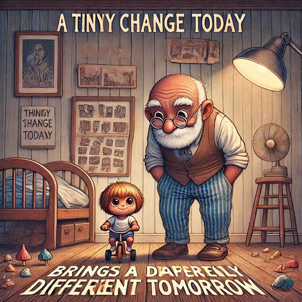 “A tiny change today brings a dramatically different tomorrow.” ― Richard Bach, One