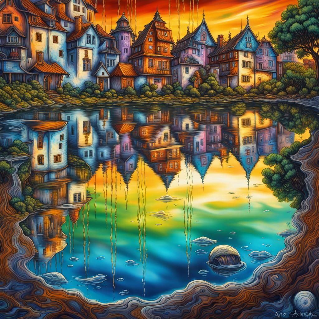 Reflection on water..
