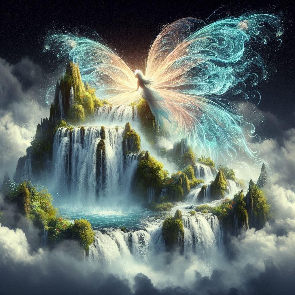✨Guardian of Waterfalls : The Water Elemental Goddess✨