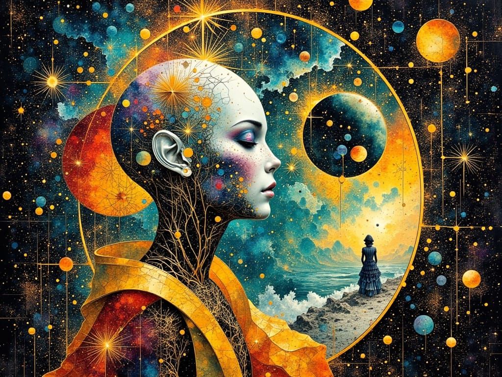 Cosmic meditation  by @Kaydenpat