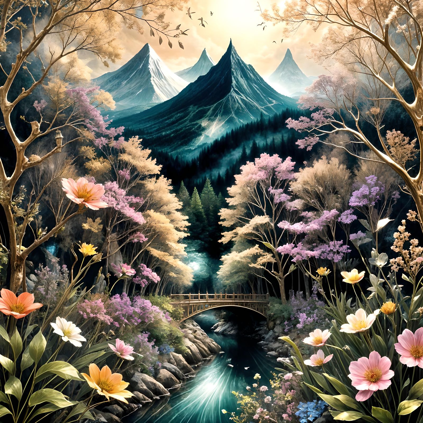 Whimsical Landscape   by @Wacky Fun