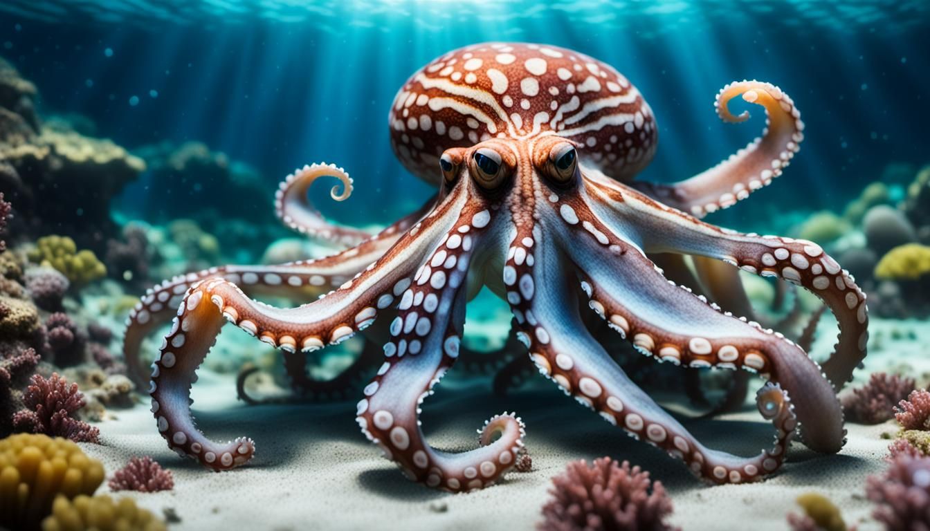 Face to face with an octopus