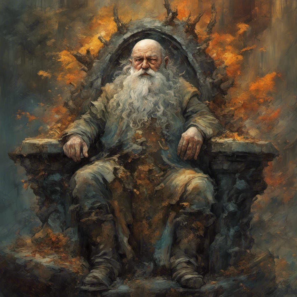 Dúrnar, a minor dwarf lord of Belegost  by @AlphaArt