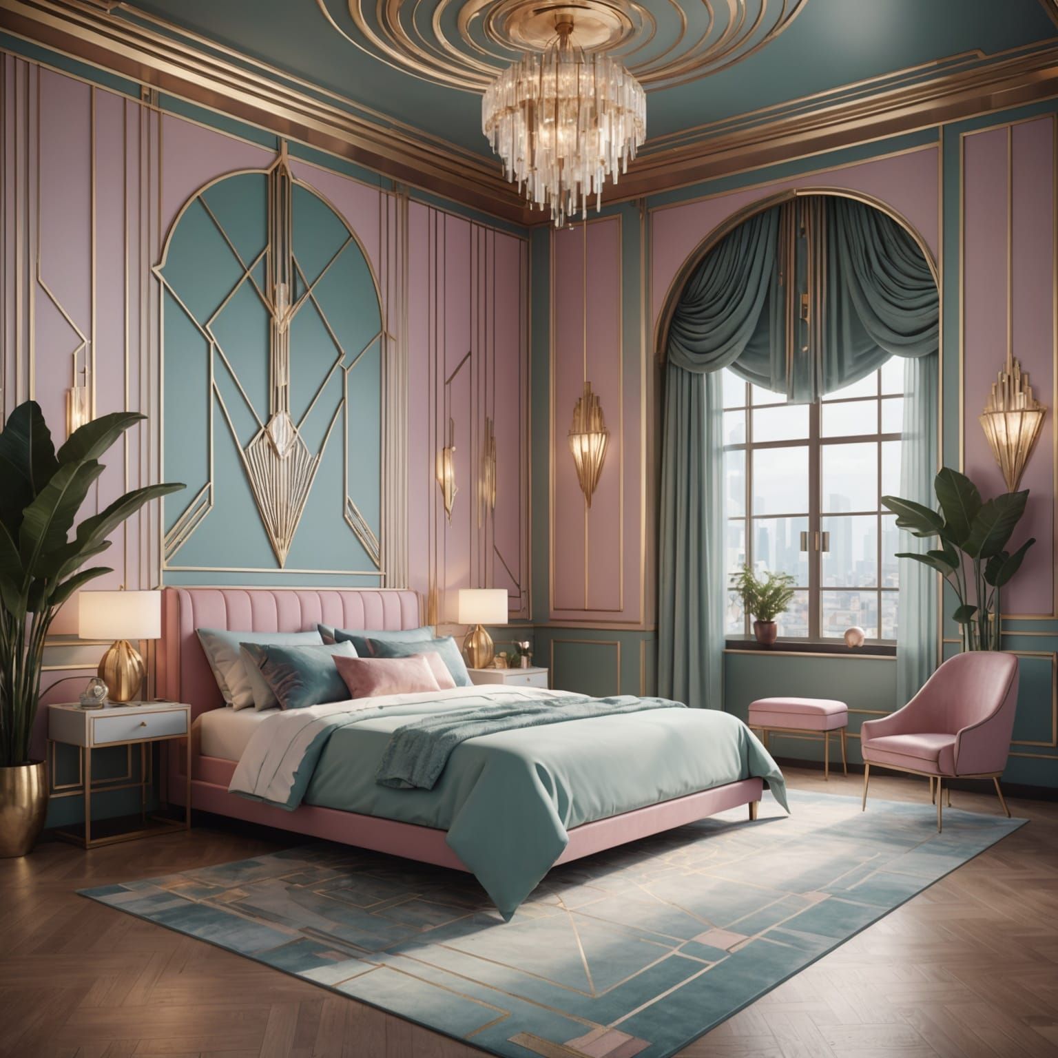 Modern Art Deco Interior