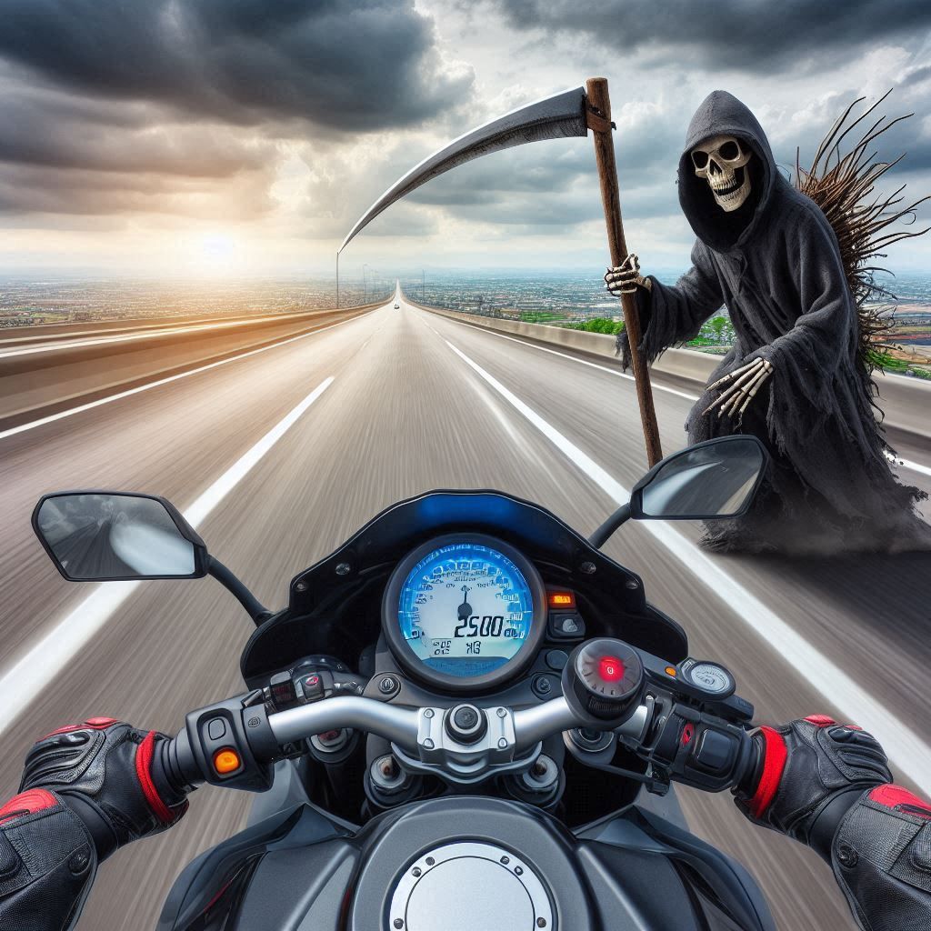 250 km/h on the speedometer