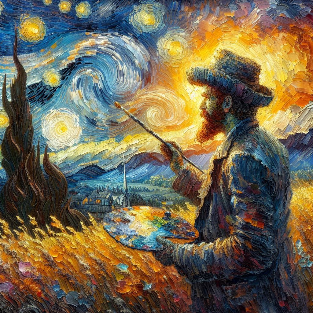 Van Gogh's canvas was the World