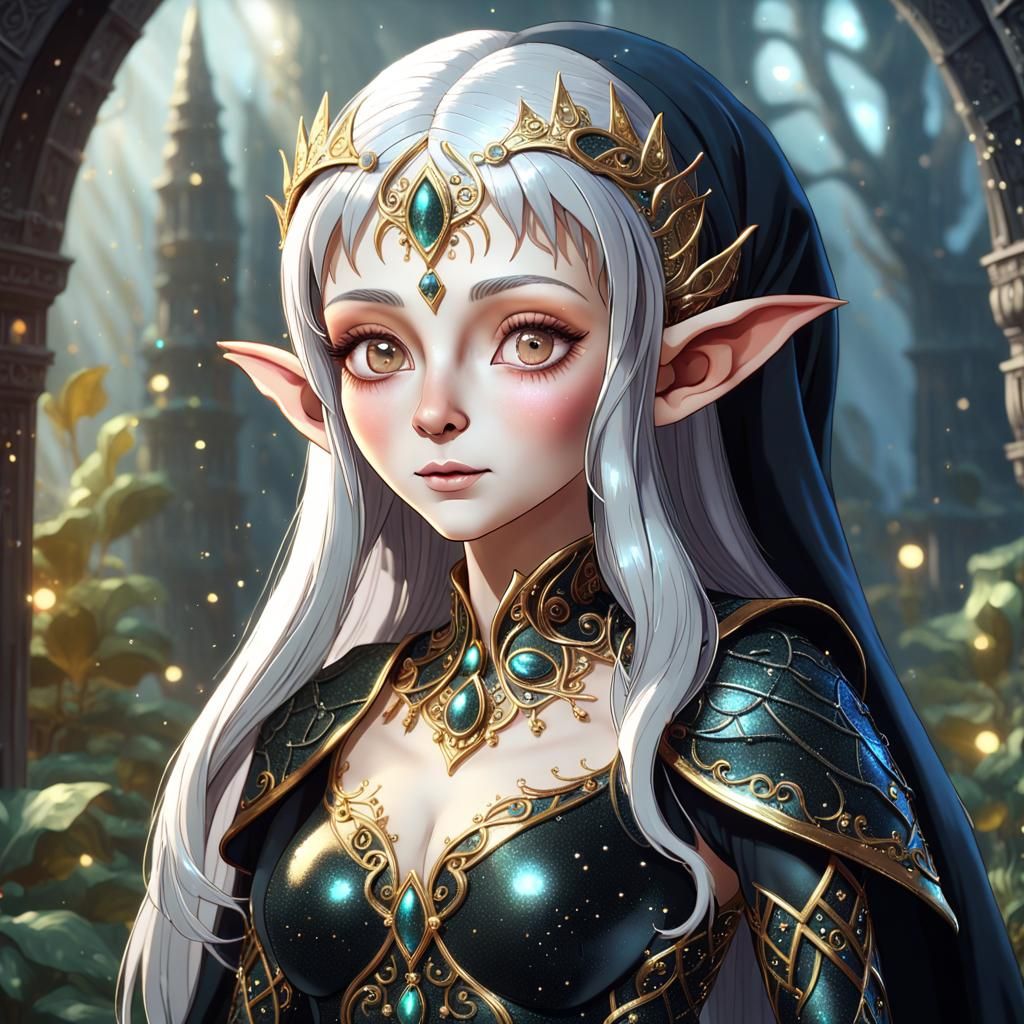 Beautiful elf woman - AI Generated Artwork - NightCafe Creator