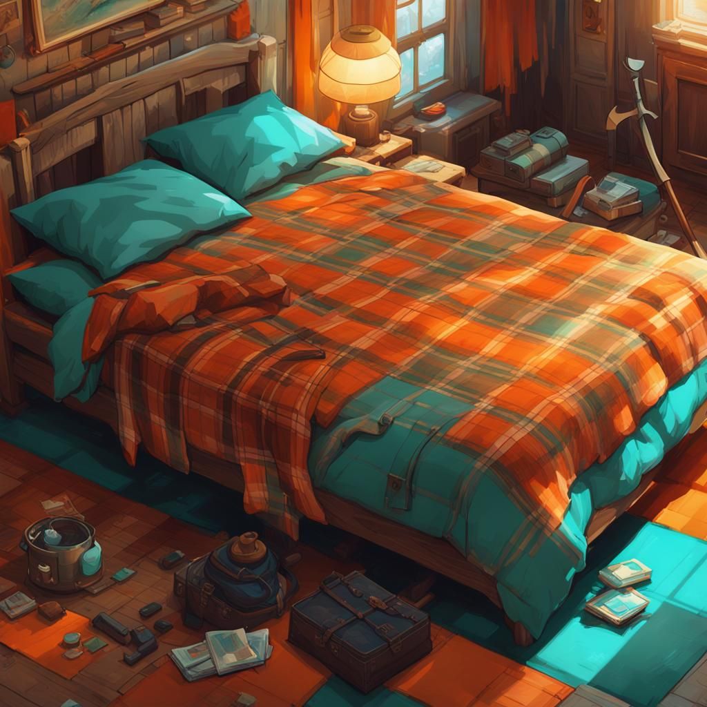 Plaid Bed