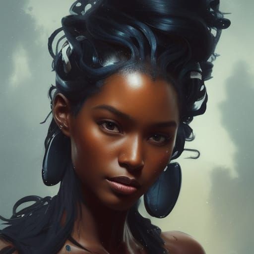 A black queen
