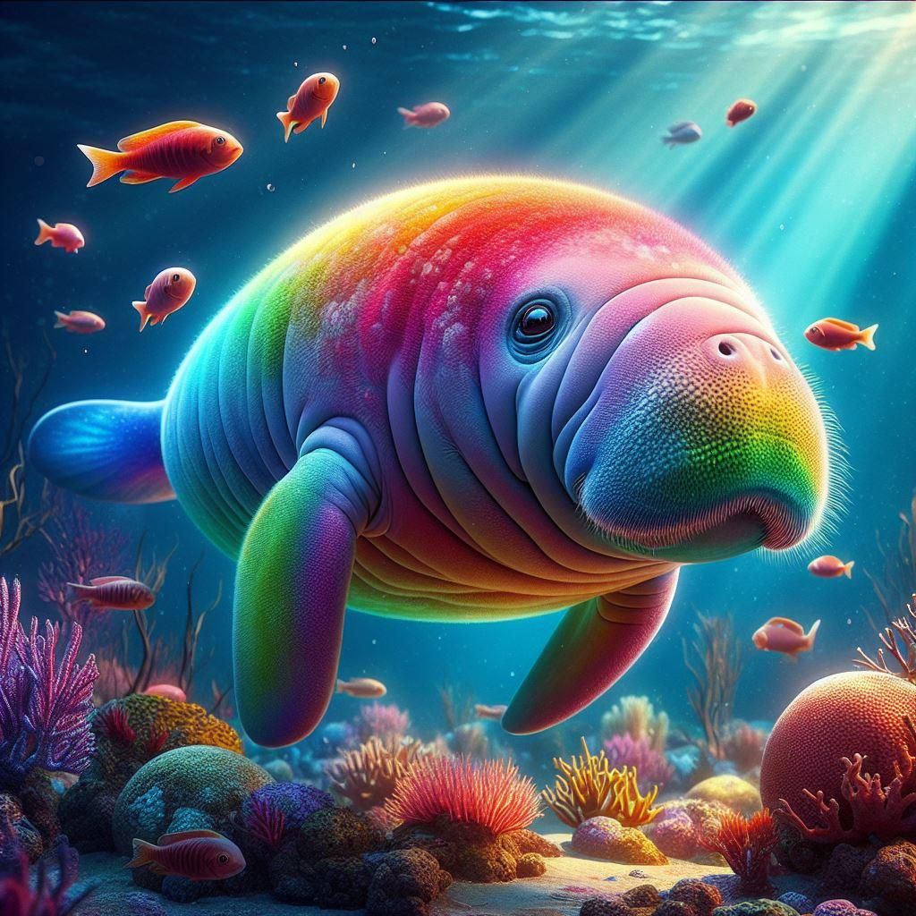 Oh, the Hue-manatee!