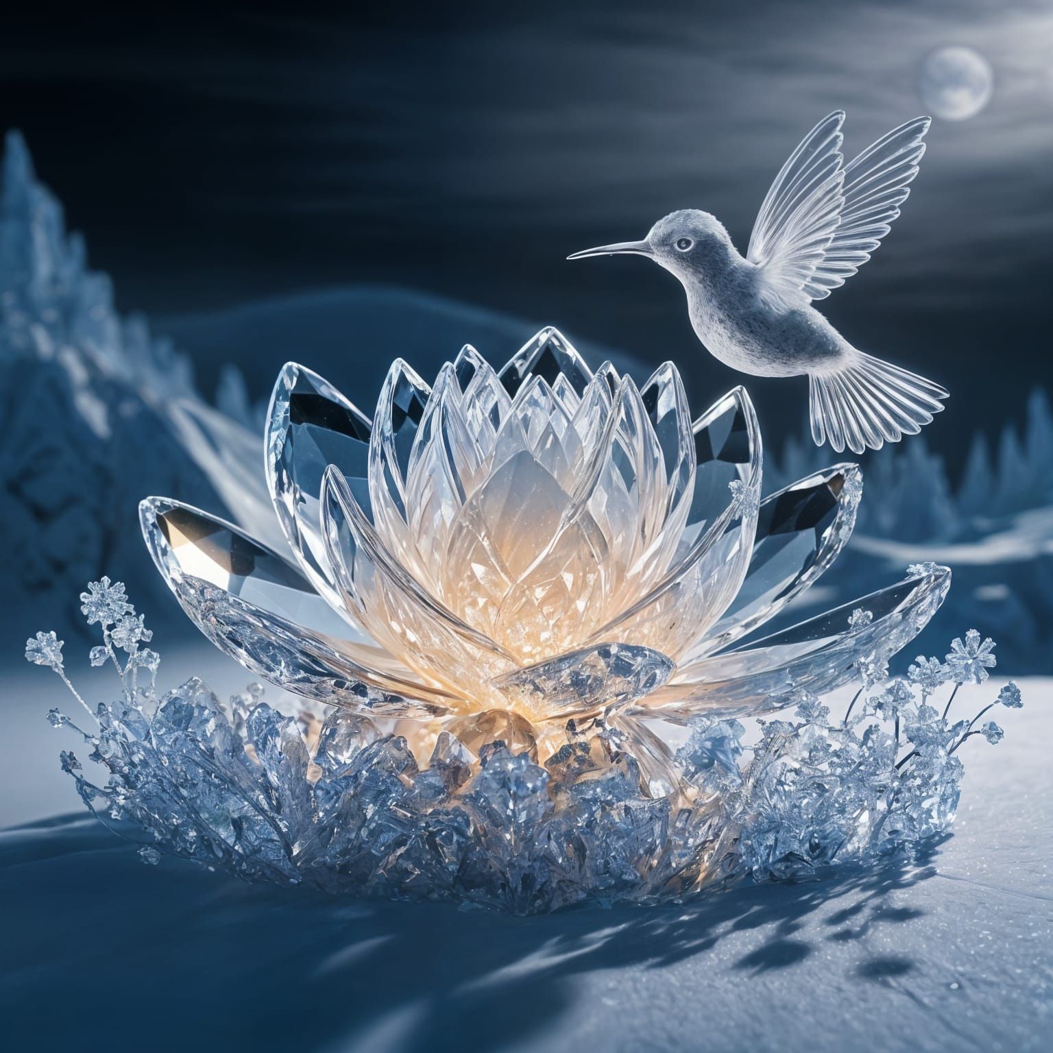 Frozen beauty  by @Gloria