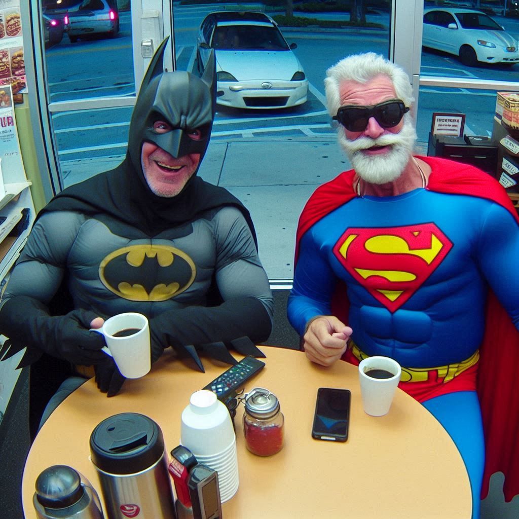 Florida Man Batman and Superman