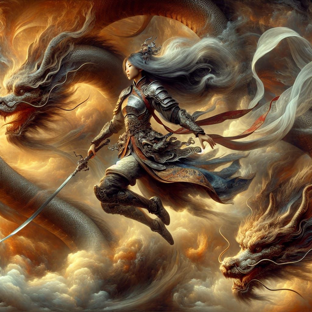 16k resolution, art by Zhao Songsheng Jiang Tiefeng and Ting...