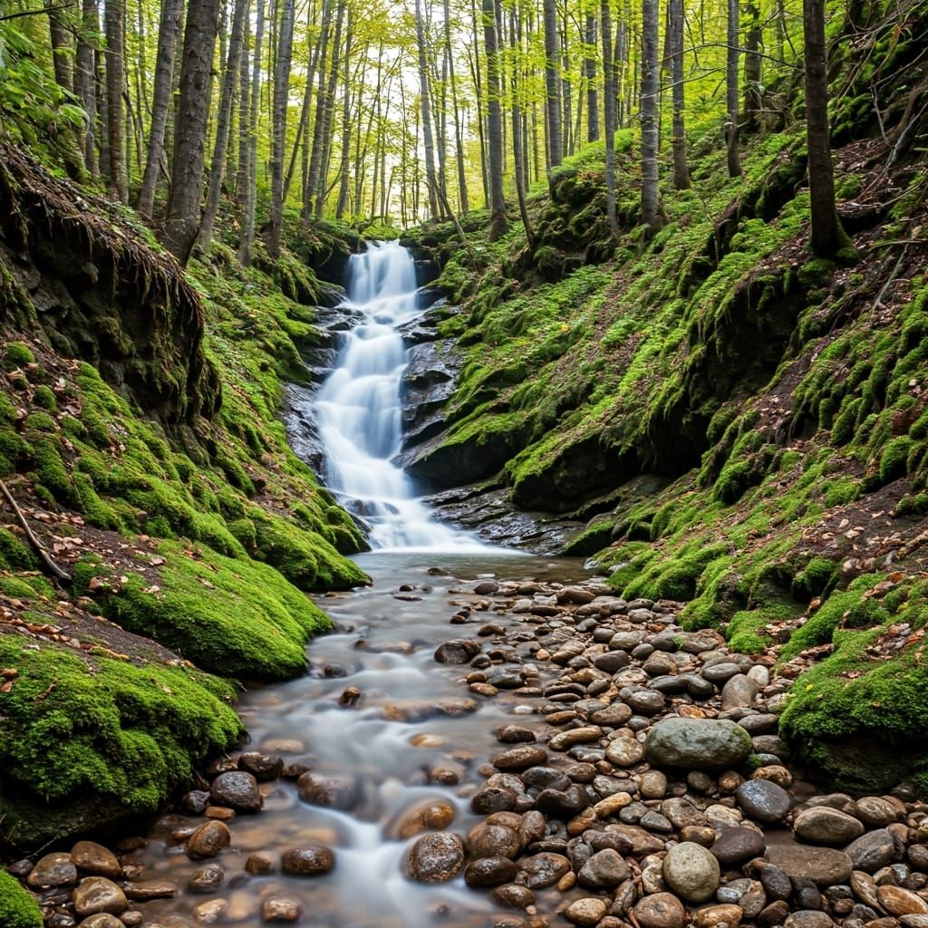 Cat Silhouette Double Exposure: Yukisakura Style