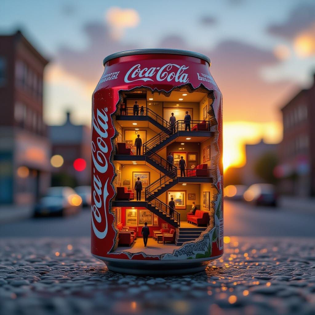 Metropolitan Coca-Cola: hectic lives  by @Neromagenta