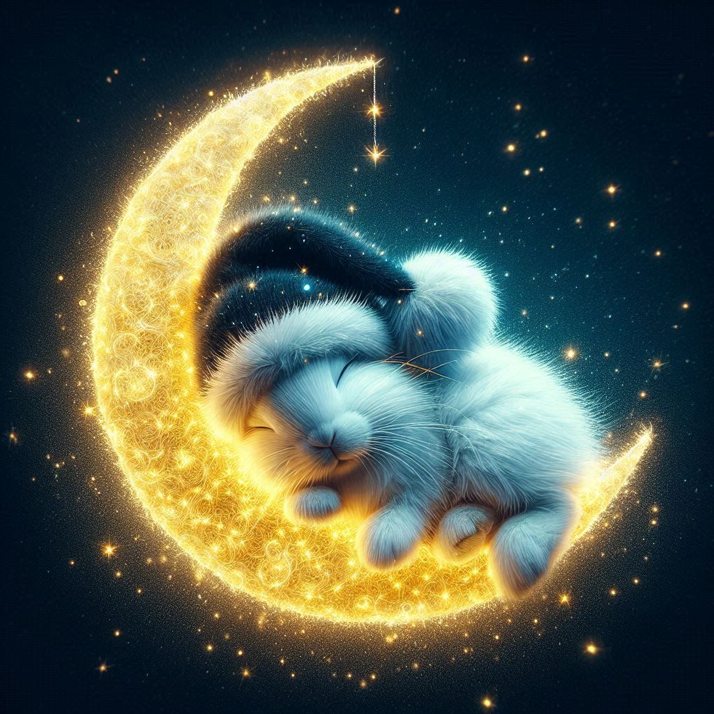 Resting on a Crescent Moon