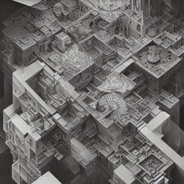 Futuristic ruins