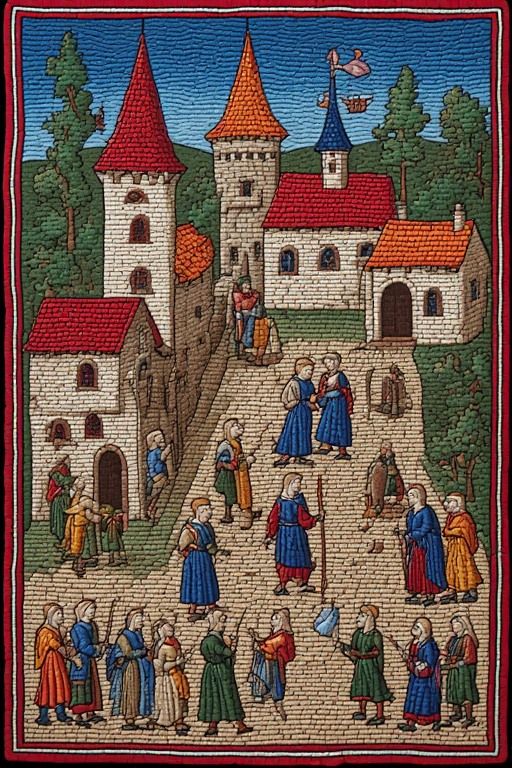 Medieval Town Square