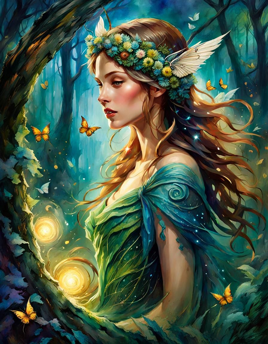 Nature Elf - AI Generated Artwork - NightCafe Creator