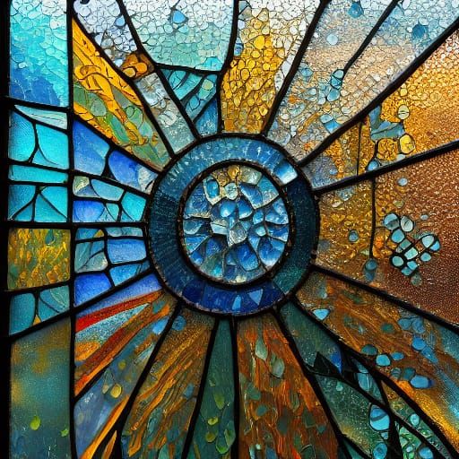 Stained Glass Butterfly Art