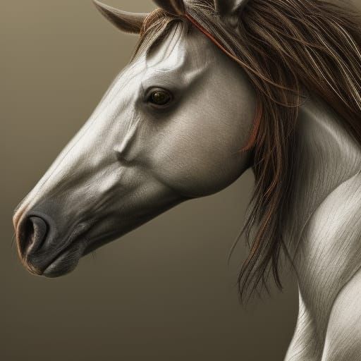 horse, ultra realistic