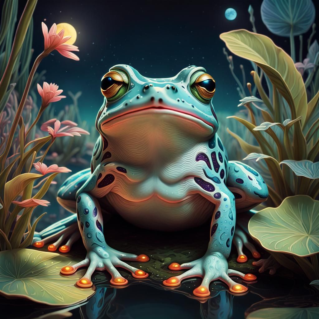 The Frog Prince. - AI Generated Artwork - NightCafe Creator