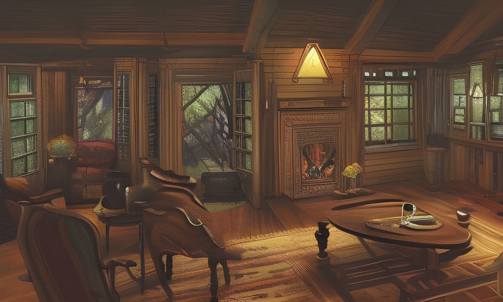 Steam Workshop::Lake cabin, Steam Background. Animals, anime and landscape